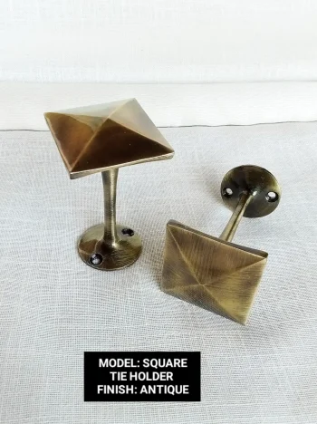 SQUARE TIE HOLDER